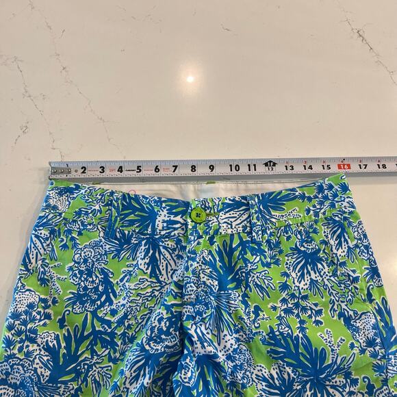 Lilly Pulitzer‎ Callahan Shorts in Limeade Biggest Fan Size 4 - Picture 6 of 7